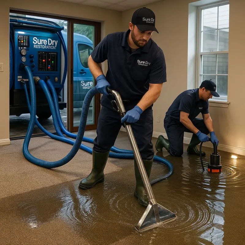 Water Extraction and Removal process in Unicoi, TN